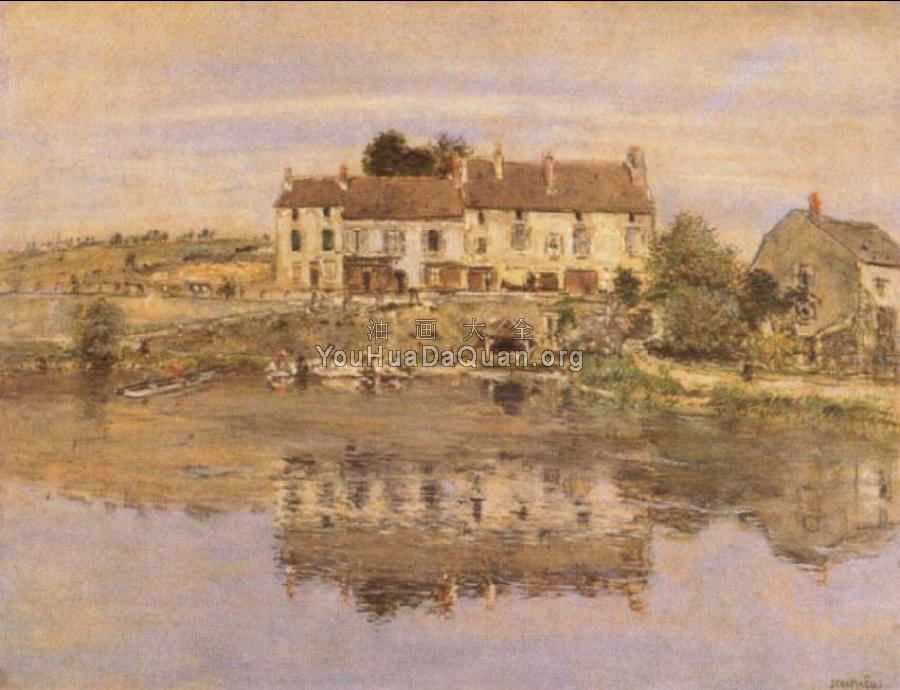 House on the Banks of the Oise - 简·弗朗索瓦·拉法埃里